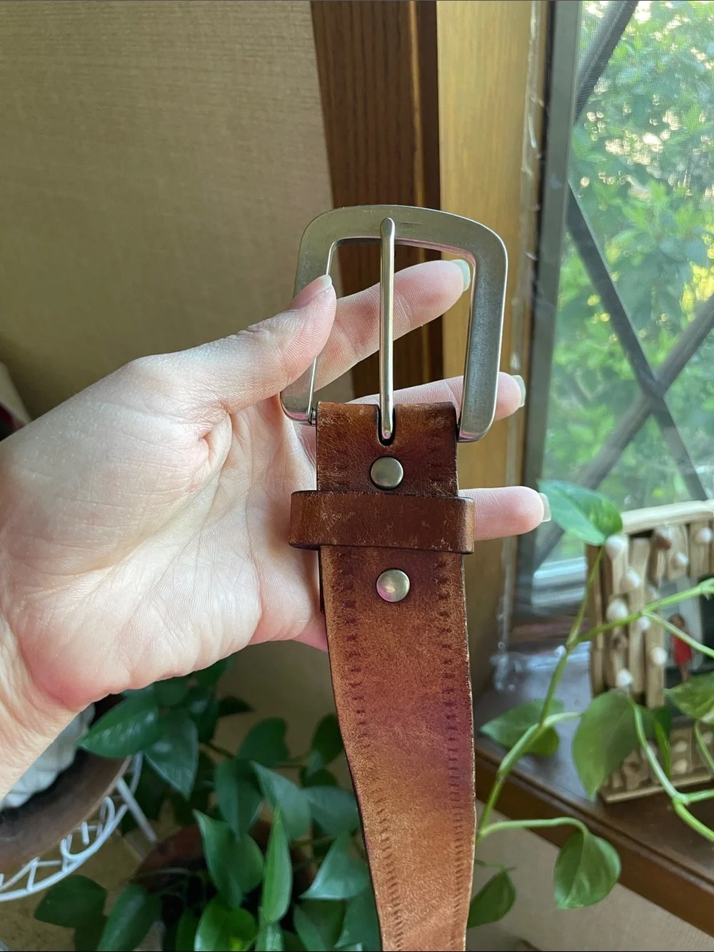 Columbia Genuine Leather Belt